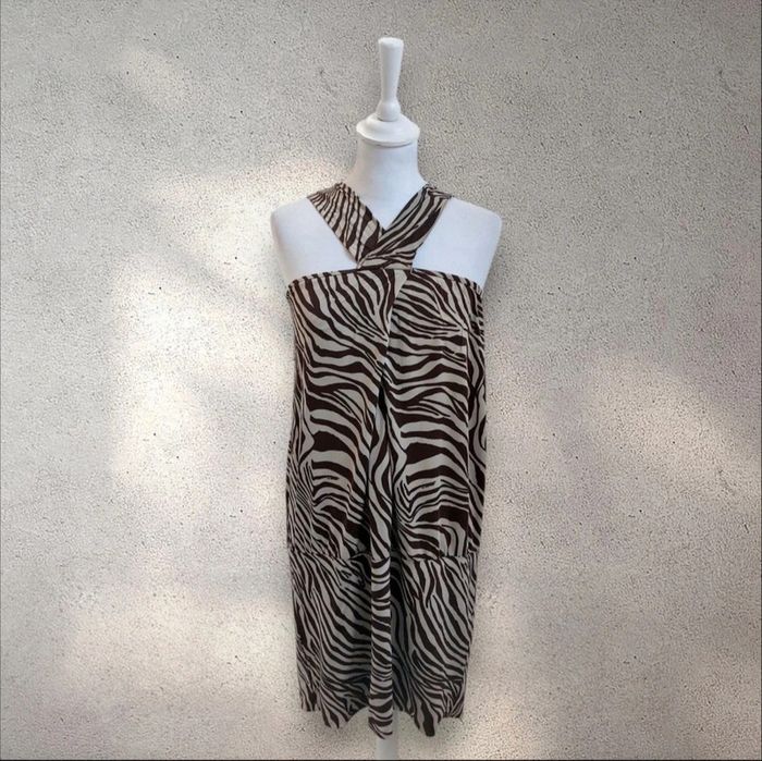 Robe tunique bretelles croisées dos nu Kocca L - photo numéro 2