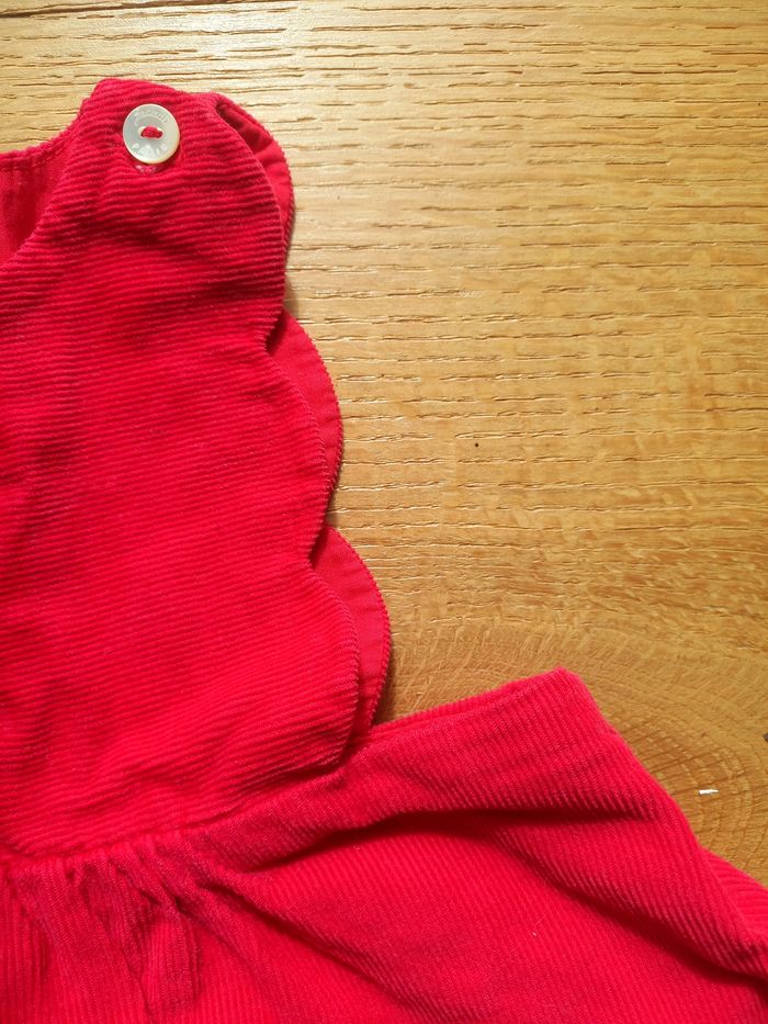 Robe velours rouge Jacadi - photo numéro 3