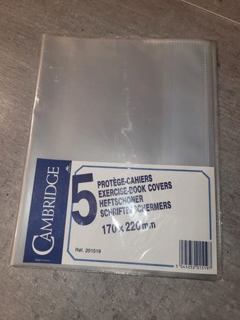 Lot 5 protége-cahiers