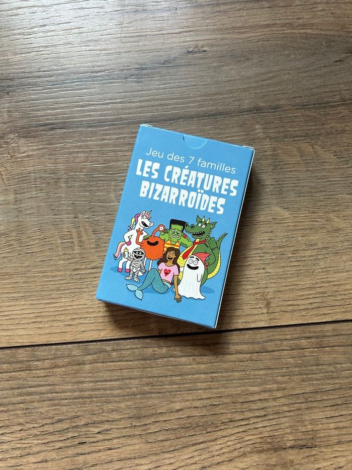 Jeu de 7 Familles Les Créatures Bizarroïdes NEUF