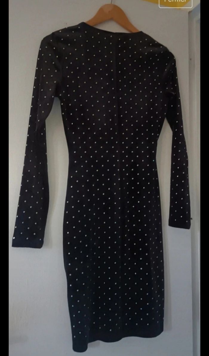 Robe Longue d'Hiver Femme Noire & Argentée 🌻🌾 - photo numéro 3