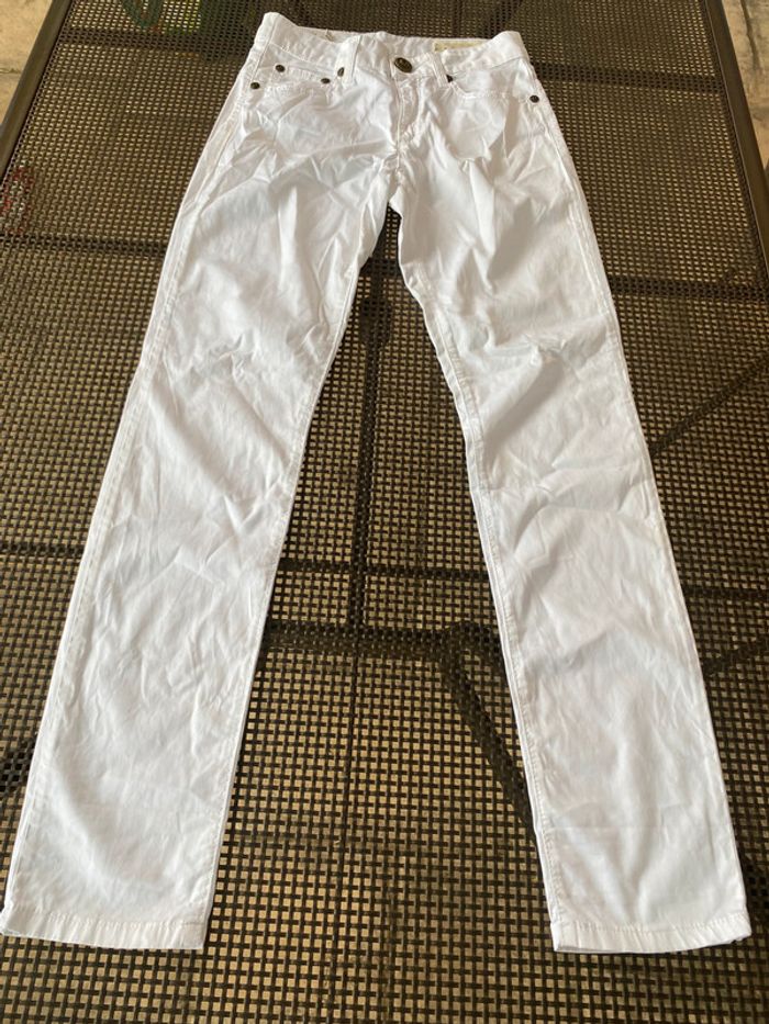 Pantalon blanc slim fit MCS taille 36 w26 - photo numéro 3