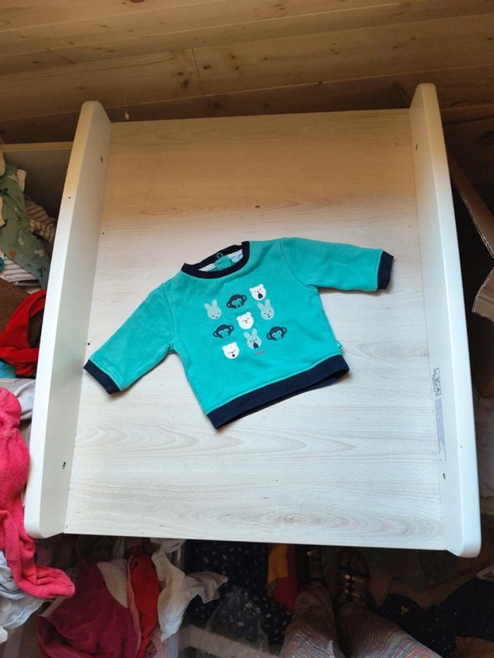 Pull vert d'eau