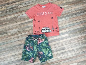 Ensemble été garçon 3/4 ans tee-shirt short 