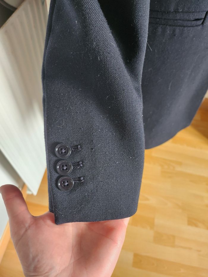 Sublime Manteau Caban noir de marque Kookai et de taille 36 - photo numéro 3