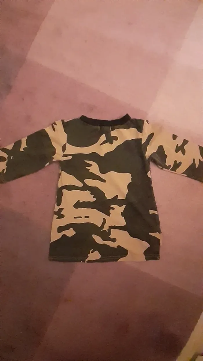 T shirt long style militaire - photo numéro 4