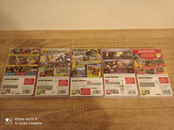 Nintendo switch +5 jeux (splatoon bomberman...)+ manette pro +Chargeur JoyCon - photo numéro 2