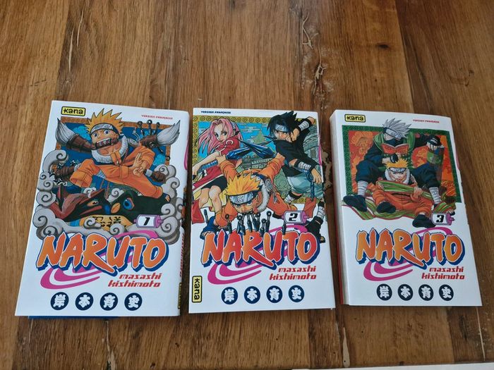 Lot de manga naruto tome 1 - 2 - 3 - photo numéro 2