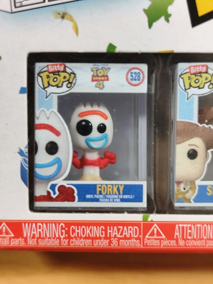 Boîte 4 Bitty Pop! Toy Story - Forky, Sheriff Woody, Gabby Gabby + Mystère ! - photo numéro 2
