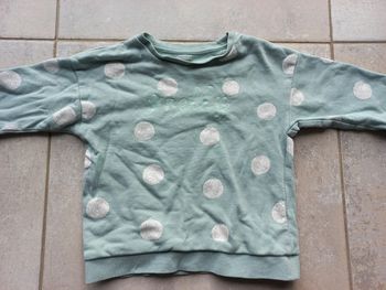 Sweat Kiabi fille vert d'eau 8 ans