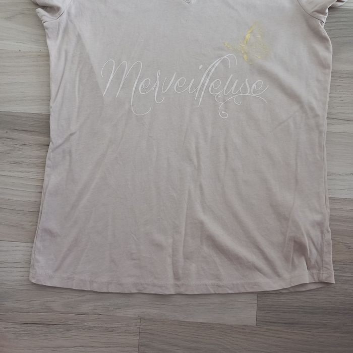 T-shirt femme avec col en V imprimé Inextenso taille M - photo numéro 5