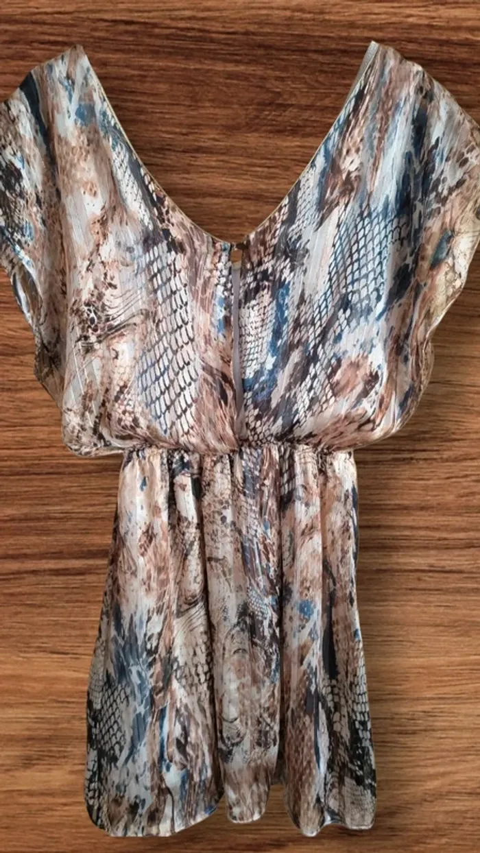 🐍 Robe fluide imprimé serpent – Taille M 🐍 - photo numéro 2