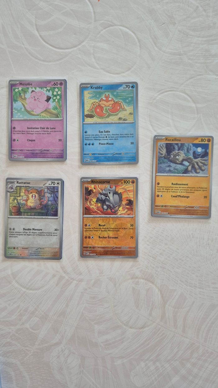 Cartes Pokémon 151 com/rev/holo - photo numéro 6