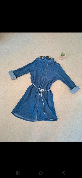 Robe légère en jean in extenso taille 40