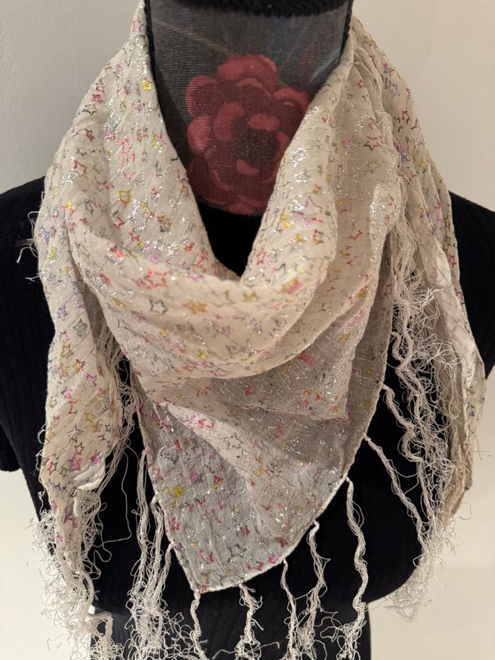 Keffieh tour de cou étoiles - photo numéro 2