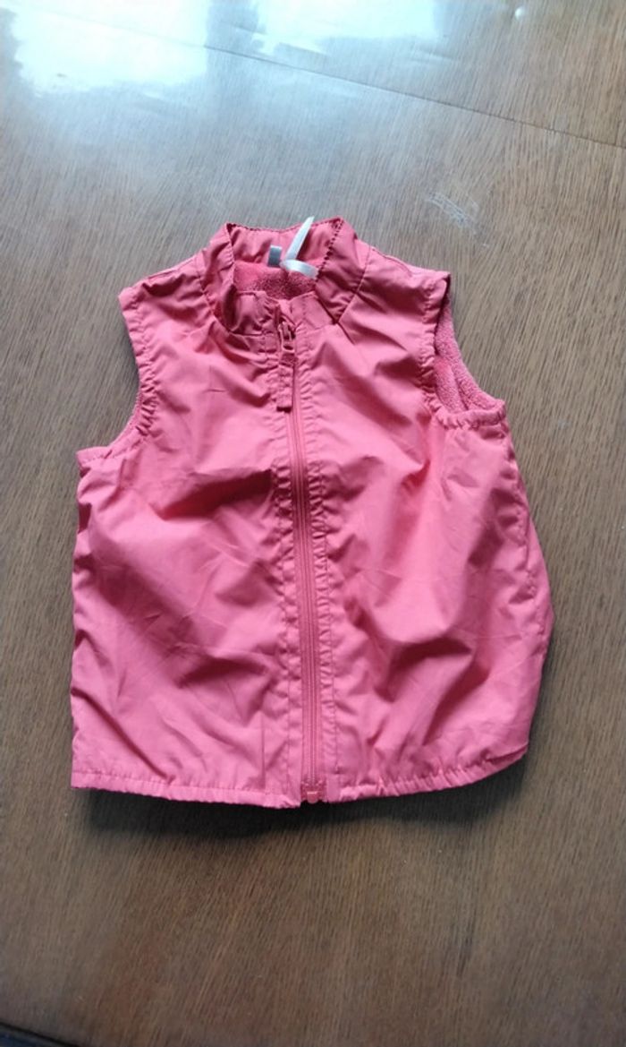 Doudoune sans manches, doublure intérieure, , corail, fermeture ,Orchestra Baby, 6M 67cm