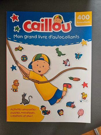 Livre d'activité Caillou