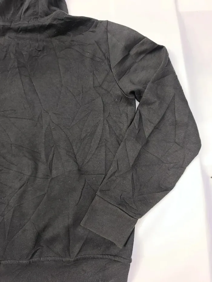 Sweat capuche homme Ralph Lauren taille S zippé noir logo blanc excellent état - bouloches - photo numéro 17