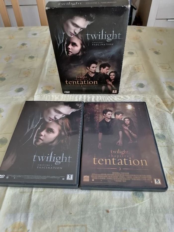 Coffret dvd twilight chapitre 1 et 2