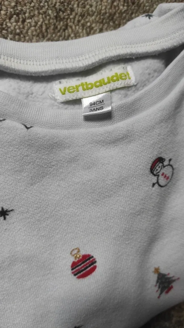 Pull Noël 3 ans Vertbaudet - photo numéro 4