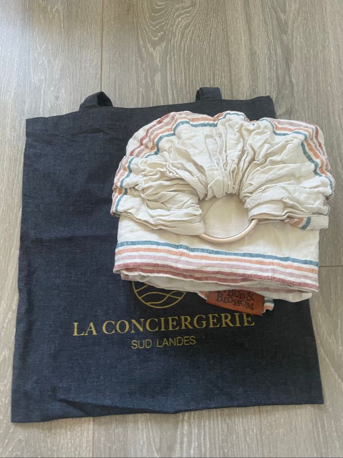 Portage sling ringsling de la marque Bud&Blossom  100% lin - photo numéro 4