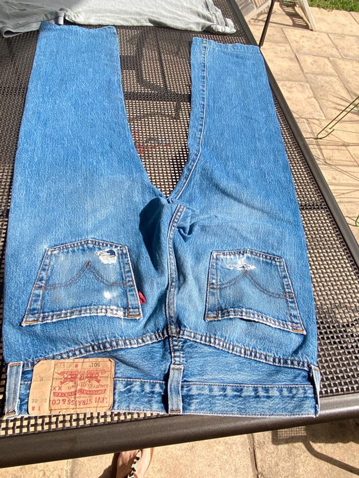 Beau Jean bleu used Levis 501 w30 l 30 - photo numéro 5