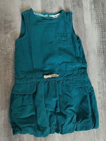 Robe velours bébé fille 24m