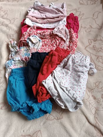 Lot vêtements été fille 12mois