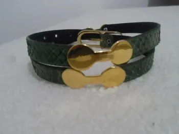 ceinture femme en serpent veritable