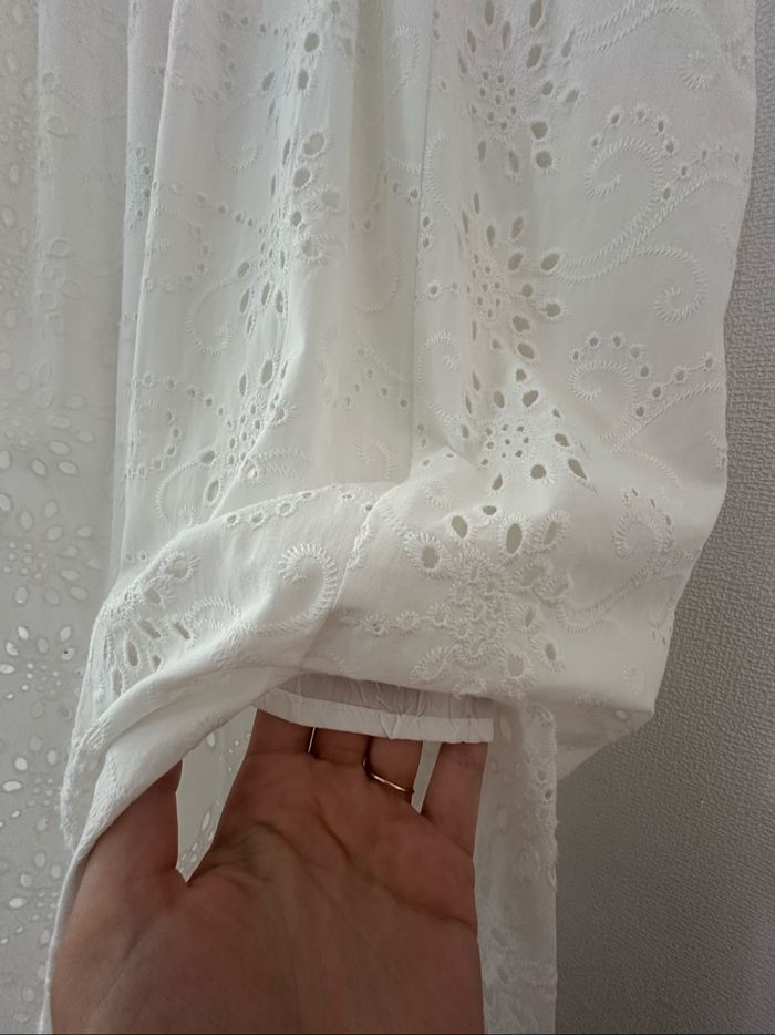 Robe longue broderie anglaise - photo numéro 9