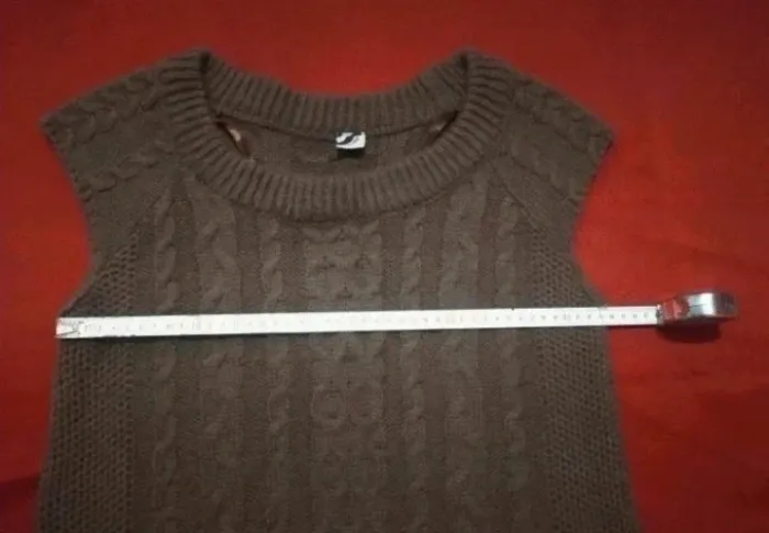 Pull long sans manches tunique d'hiver - photo numéro 5