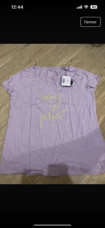 T shirt xl la halle neuf avec étiquettes