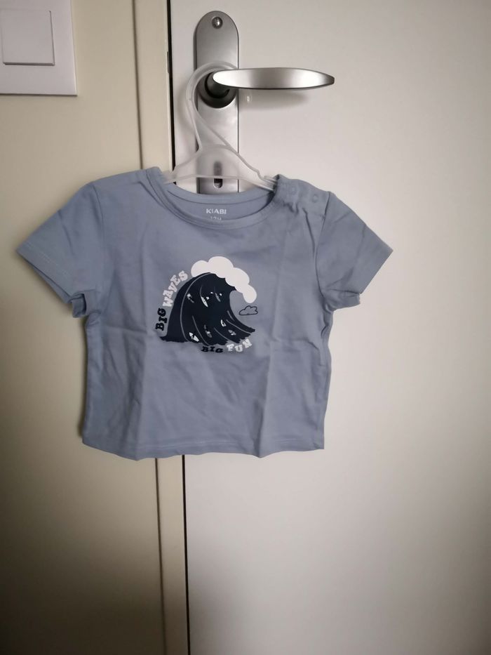 Ensemble 2 pièces (t-shirt + short, Bleu) 12 mois (80 cm) Kiabi - photo numéro 3
