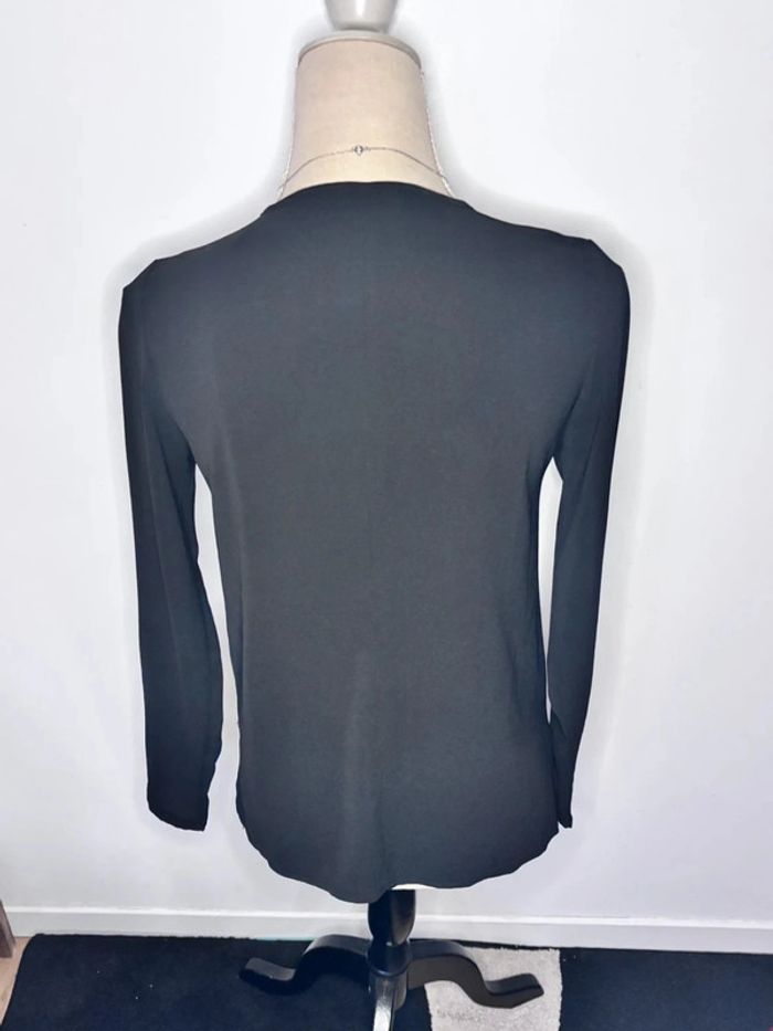 🌸 blouse noire fluide avec fermeture éclaire #rptamar - photo numéro 13