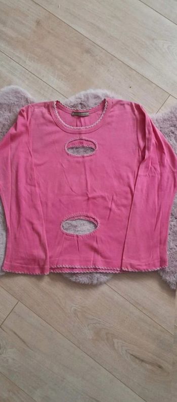 pull femme taille S neuf rose