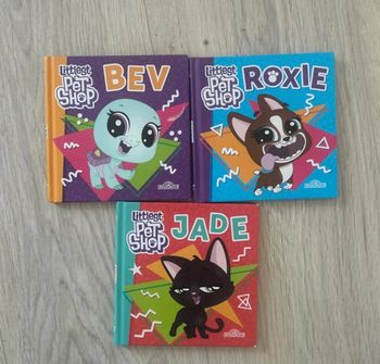 Lot de 3 livres pet shop