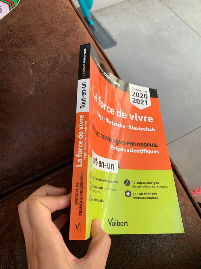 Livre 2021 scolaire école préparatoire prépas scientifique philosophie français - photo numéro 2