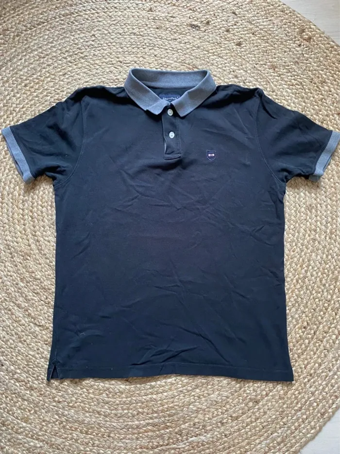 Polo Eden Park femme noir Taille M Boutons ballon siglés Parfait état