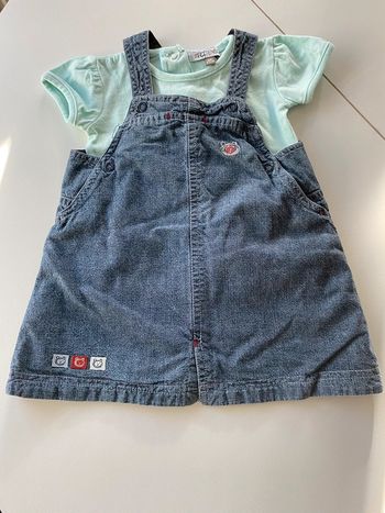 Ensemble robe + tee shirt 6 mois
