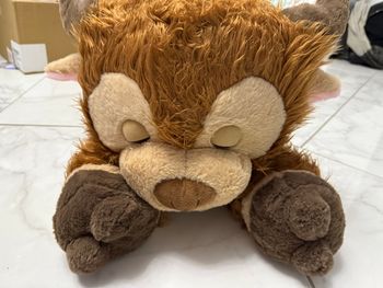 IKASA Vache Highland Peluche Géante, Jouets Animaux XXL 85cm, Cadeaux Enfants