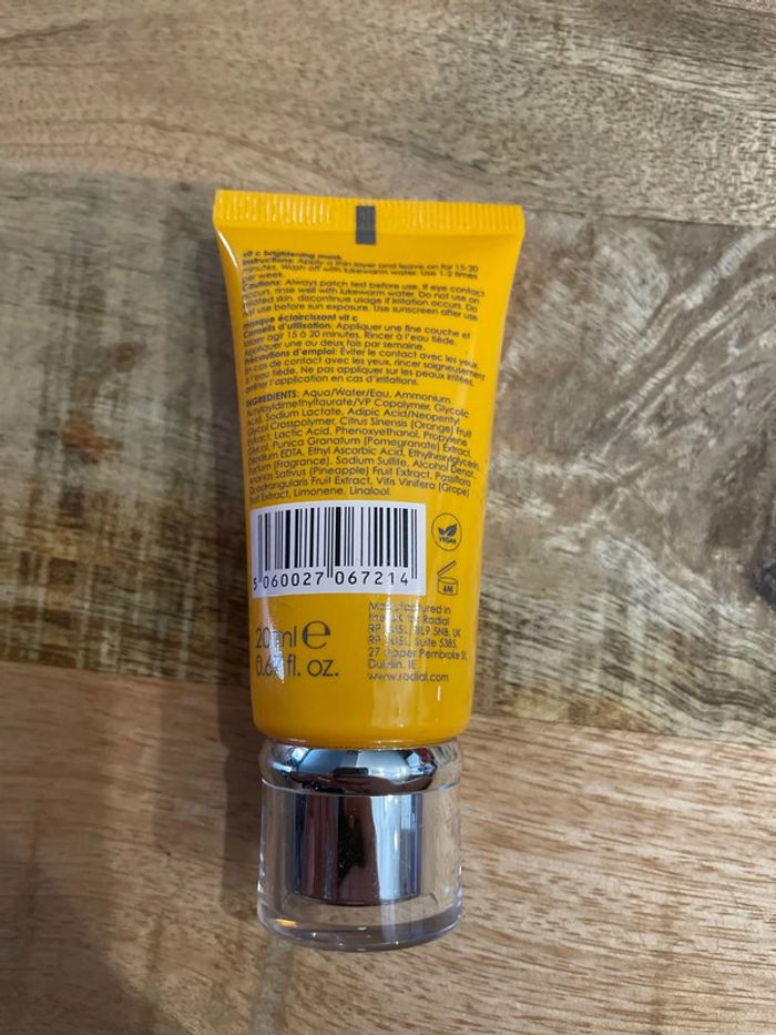 Masque visage vitamine c - photo numéro 2
