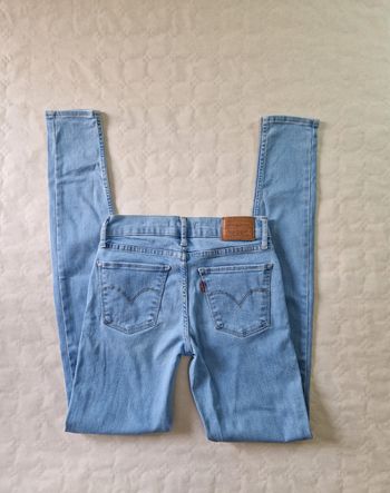 Jeans femme Levi's Strauss  710 , super skinny  , taille 34  , bleu