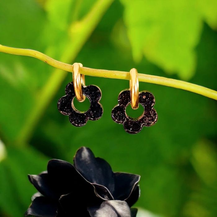 Boucles d'oreilles plaqué or - photo numéro 2