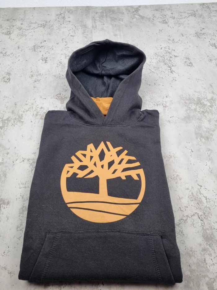 Sweat à capuche Timberland noir col montant – Taille L Hommes - photo numéro 2