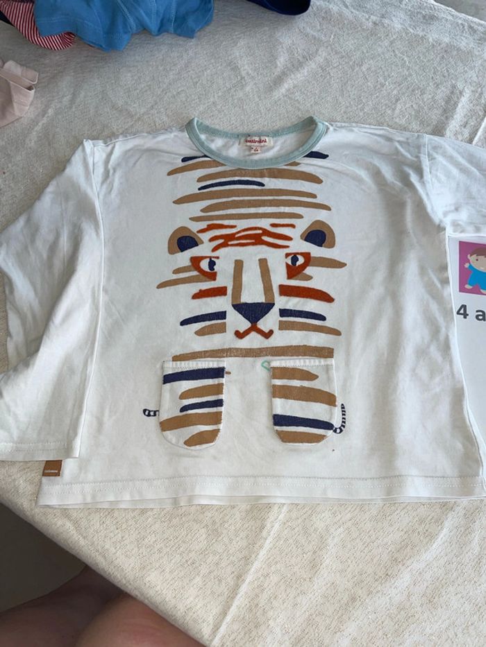 T-shirt catimini quatre ans - photo numéro 2