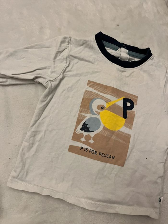 Lot 3 teeshirt manches longues okaidi - photo numéro 5