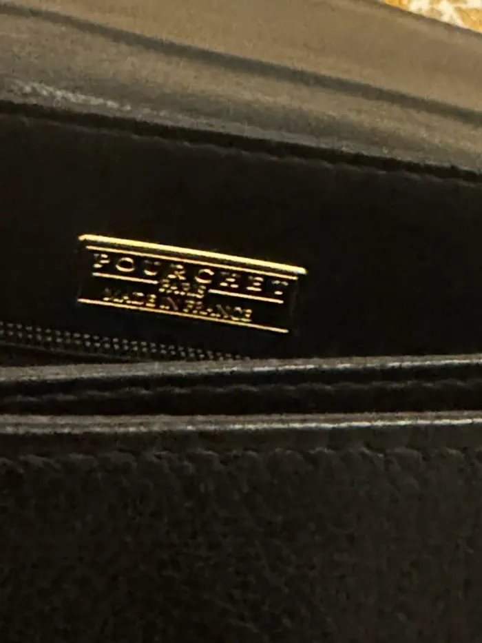 Sac pourchet cuir vintage année 80 - photo numéro 17