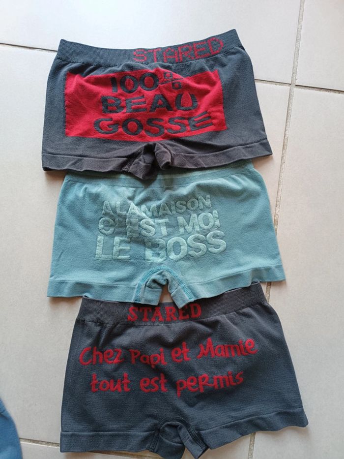 Boxers taille 2/6 ans