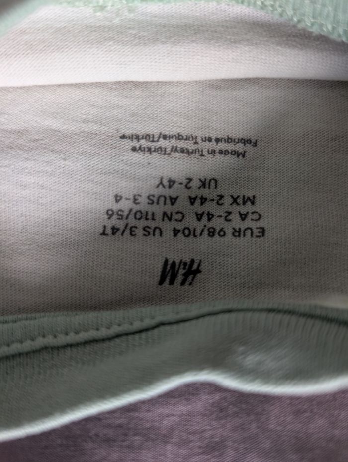 Tee-shirt garçon H&M 2-4 ans 98-104 cm - photo numéro 3