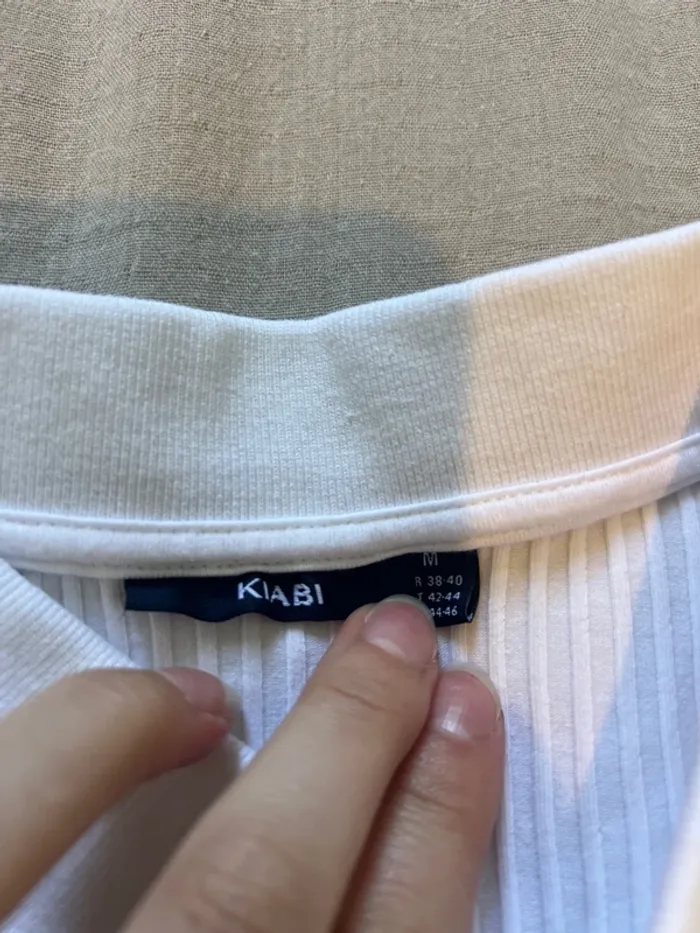 Polo, blanc, Kiabi - photo numéro 2